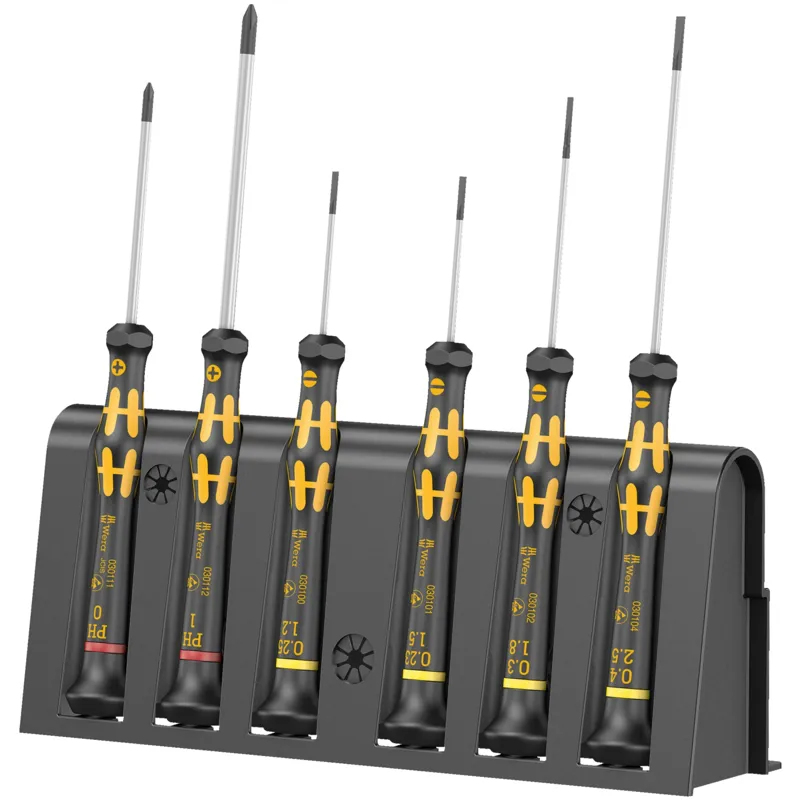 1578 A/6 ESD Screwdriver set and rack for electronic applications