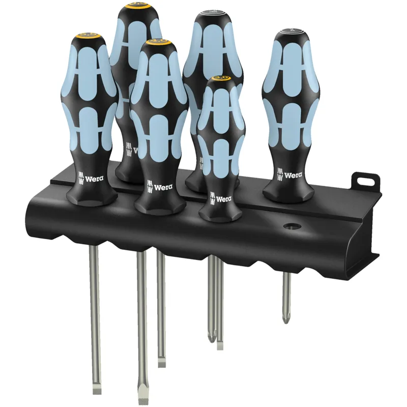 3334/3355/6 Screwdriver set, stainless and rack