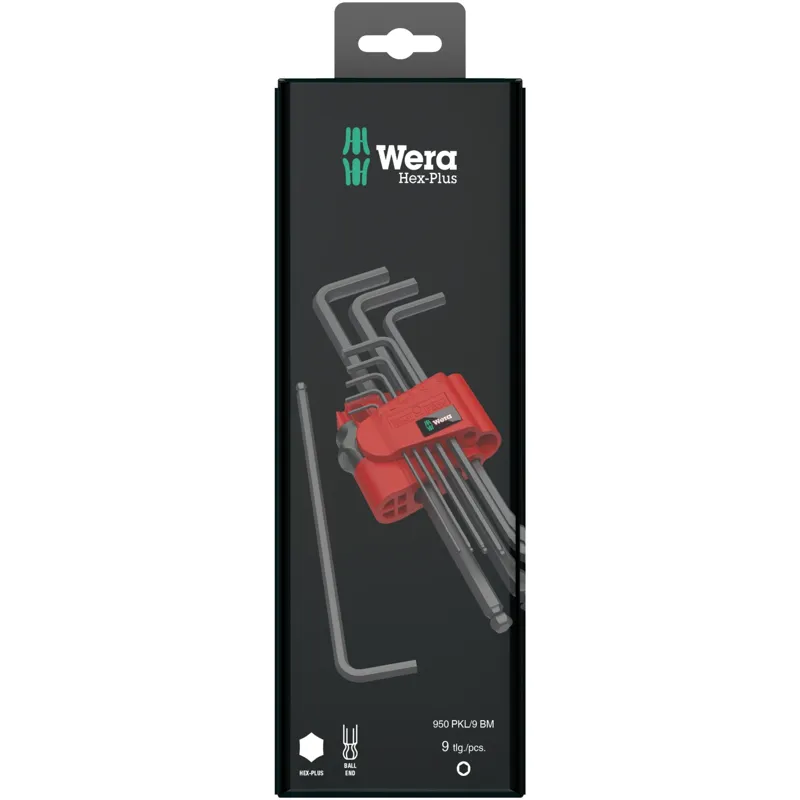 950/9 Hex-Plus 6 SB L-key set, metric, BlackLaser