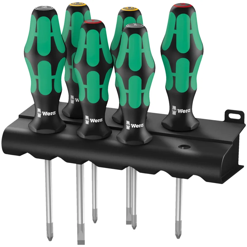 335/350/355/6 Screwdriver set Kraftform Plus Lasertip and rack