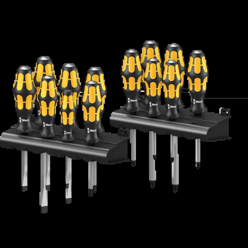 Big Pack 900 Screwdriver set Kraftform Wera: Chiseldriver and rack