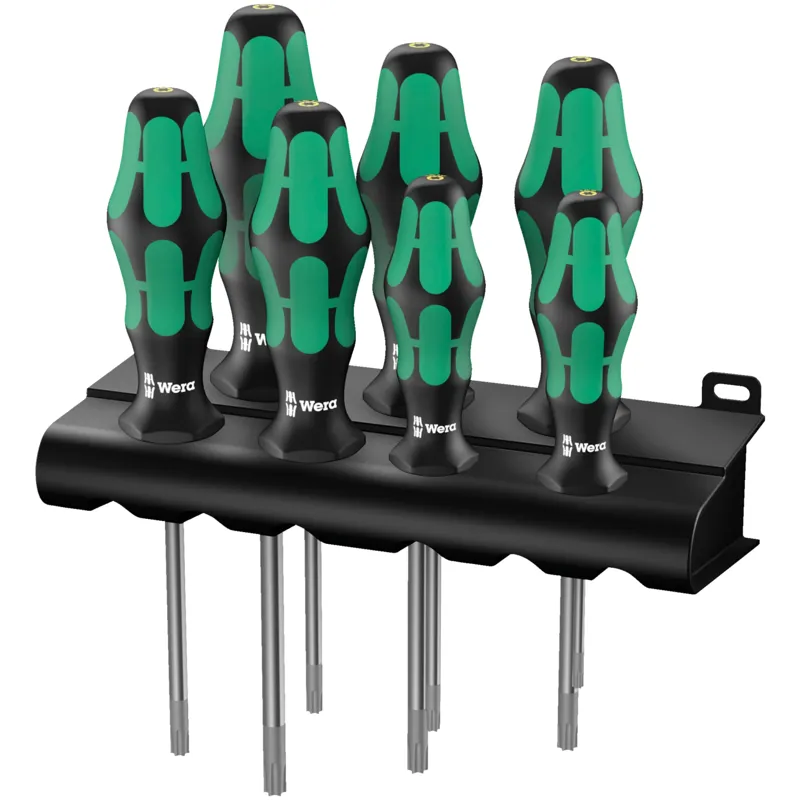 367/7 TORX® HF Kraftform Plus Screwdriver set with holding function and rack