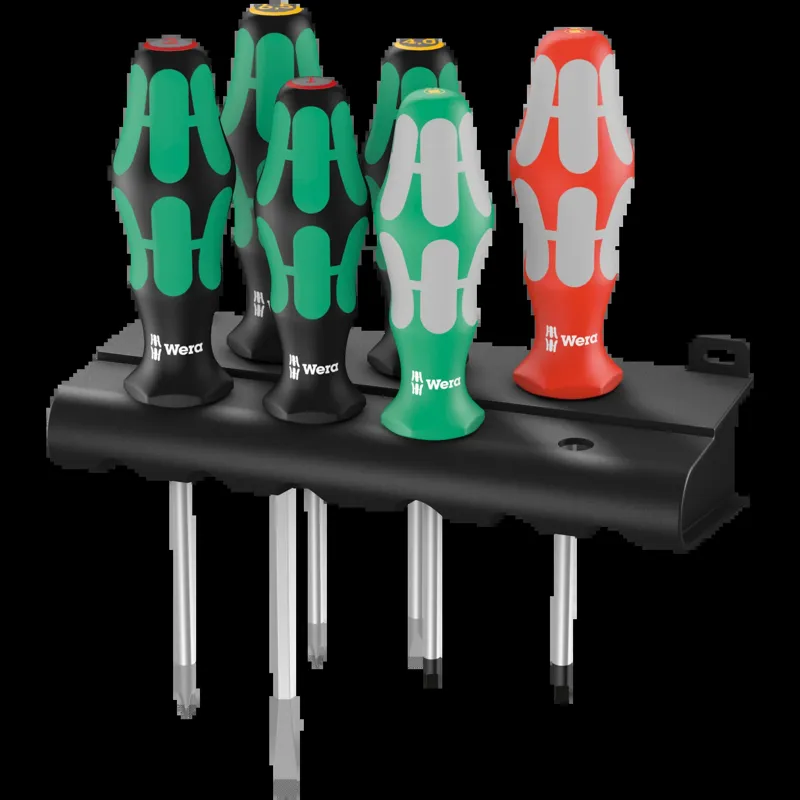 334/368/6 Screwdriver set and rack