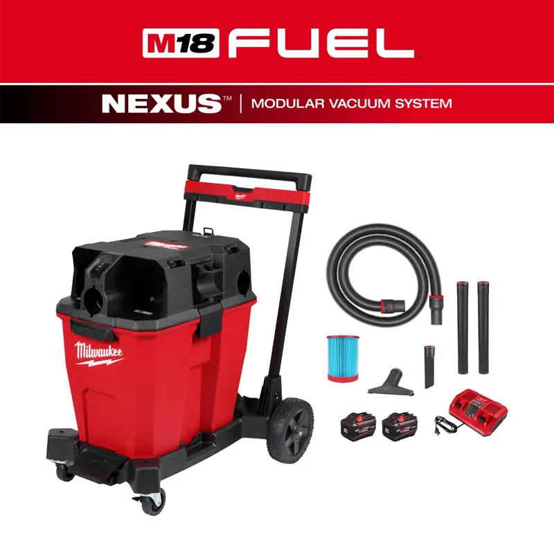 M18 FUEL NEXUS 12 Gallon Dual Battery Wet/Dry Vacuum Kit