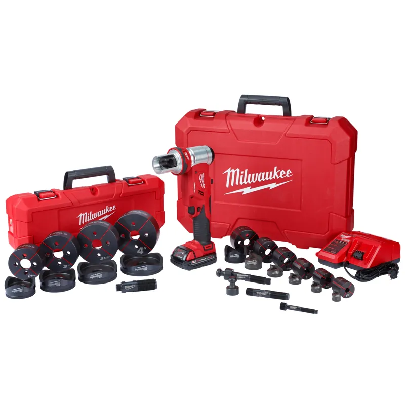 M18 FORCE LOGIC 6T Knockout Tool 1/2" - 4" Kit