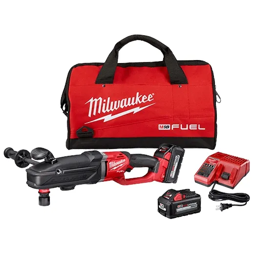 M18 FUEL SUPER HAWG Right Angle Drill w/ QUIK-LOK Kit