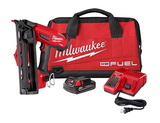 M18 FUEL 16 Gauge Angled Finish Nailer Kit