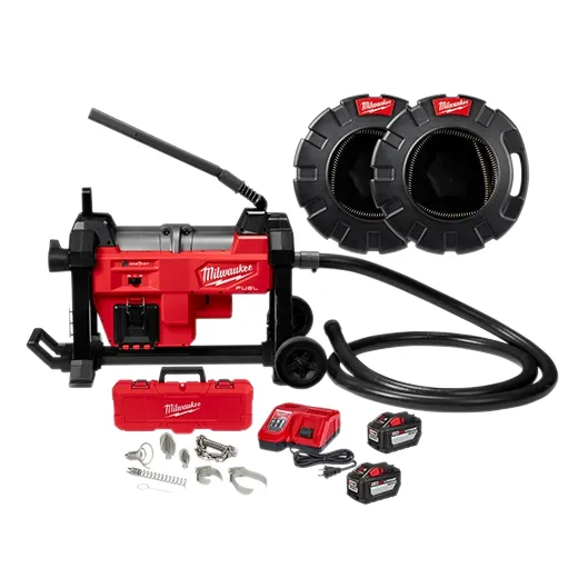 M18 FUEL Sewer Sectional Machine w/ CABLE-DRIVE 1-1/4" Kit