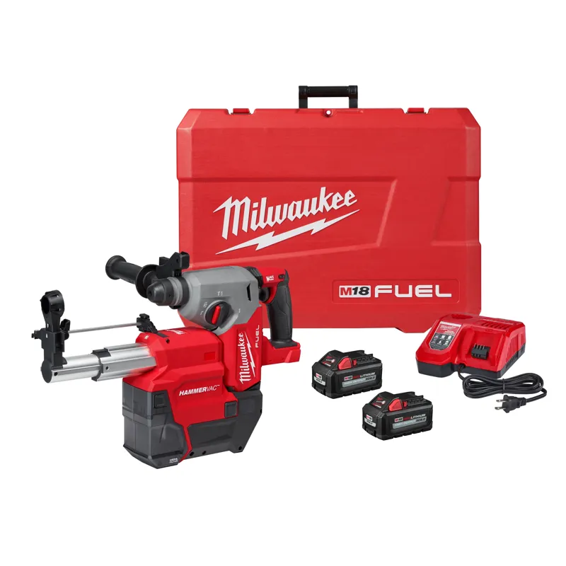M18 FUEL 1” SDS Plus Rotary Hammer w/ Dust Extractor Kit