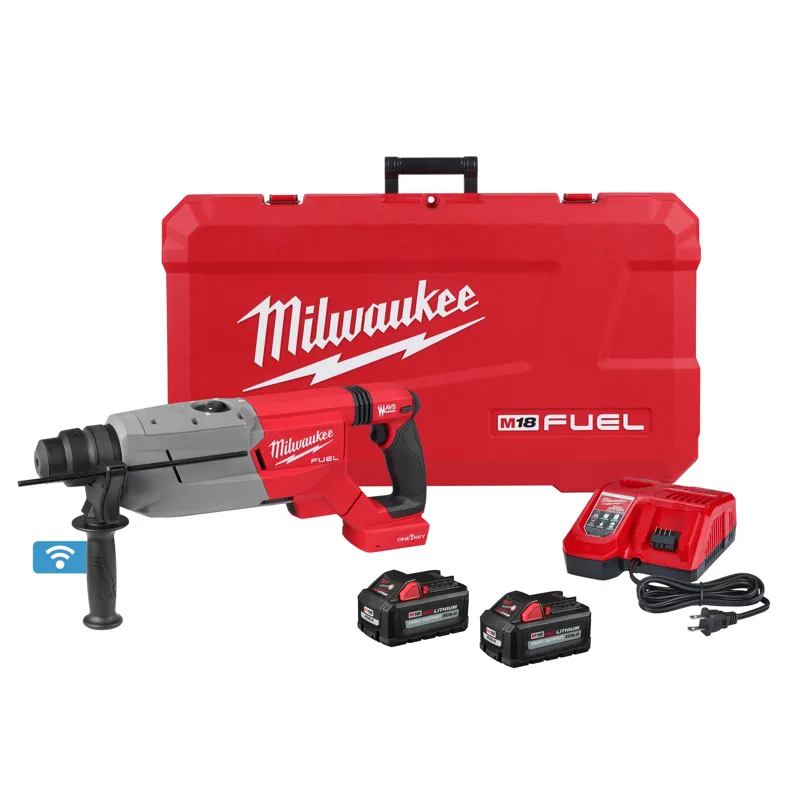 M18 FUEL 1-1/4” SDS Plus D-Handle Rotary Hammer Kit w/ ONE-KEY