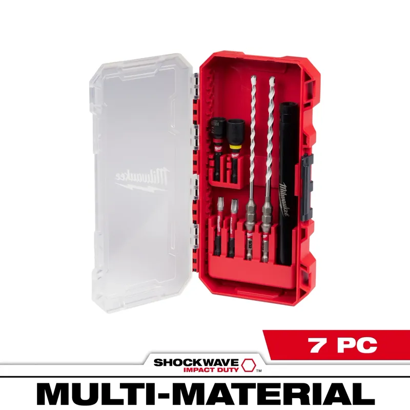 7 PC SHOCKWAVE Impact Duty Carbide Multi-Material Drill Bit Concrete Screw Install Set, which includes this part