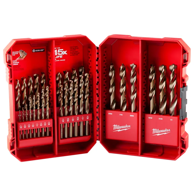 RED HELIX Cobalt Drill Bit Set – 29PC