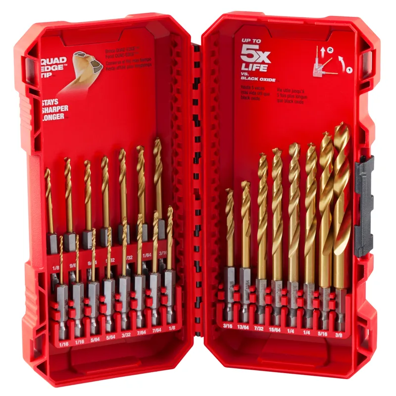 23PC SHOCKWAVE Impact Duty RED HELIX Titanium Drill Bit Set, which includes this part