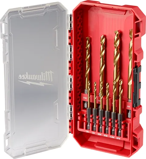 10PC SHOCKWAVE Impact Duty RED HELIX Titanium Drill Bit Set, which includes this part
