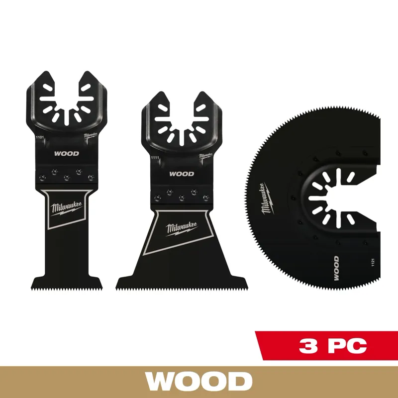 3 PC High Carbon Steel Wood Universal Fit Oscillating Multi-Tool Blade Set, which includes this part