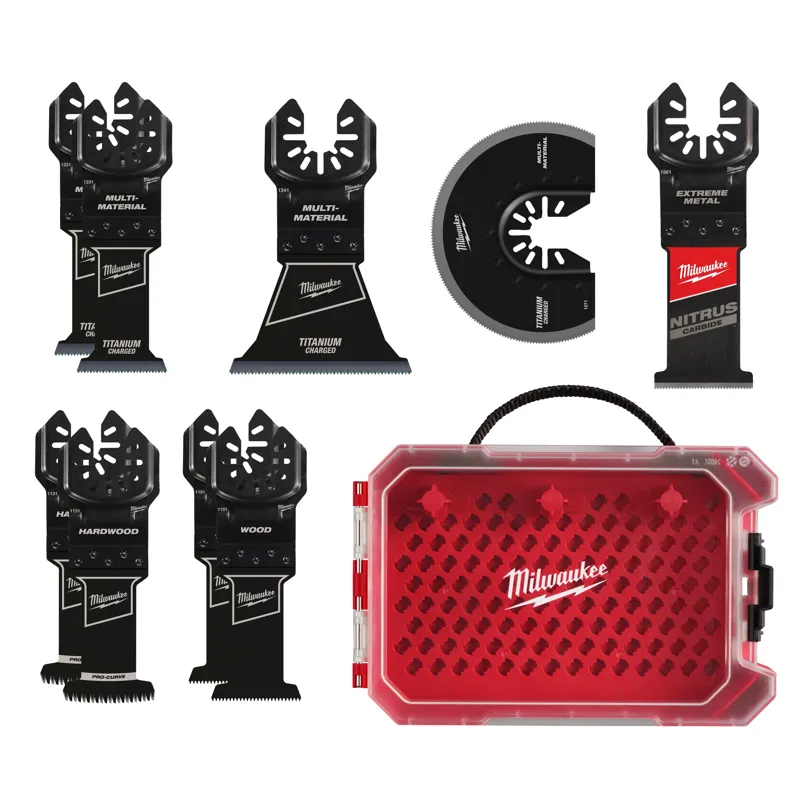 9 PC Universal Fit Oscillating Multi-Tool Blade Set, which includes this part