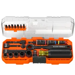 KNECT Pass-Through and Flip Socket Starter Set, SAE, 23-Piece