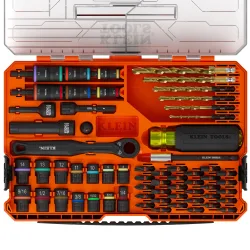KNECT Impact-Rated Drill and Driver Combo Set, SAE/Metric, 65-Piece