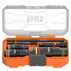 KNECT Quad-12 Heavy-Duty Impact Flip Sockets, SAE, 6-Piece